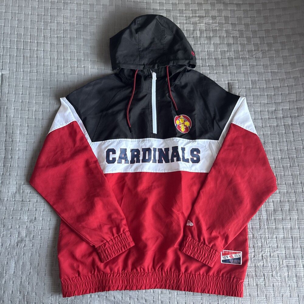 New Era St. Louis Cardinals Colorblock Windbreaker Jacket, Large